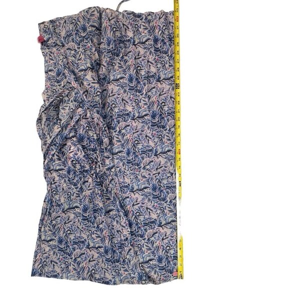 SIMPLY SOUTHERN Tropical Swimsuit Cover Up Kimono Small/Medium Blue Beach Resort - Picture 12 of 12